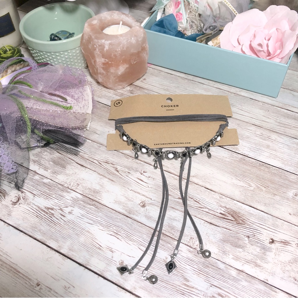 Earthbound Grey & Black Necklace Choker
